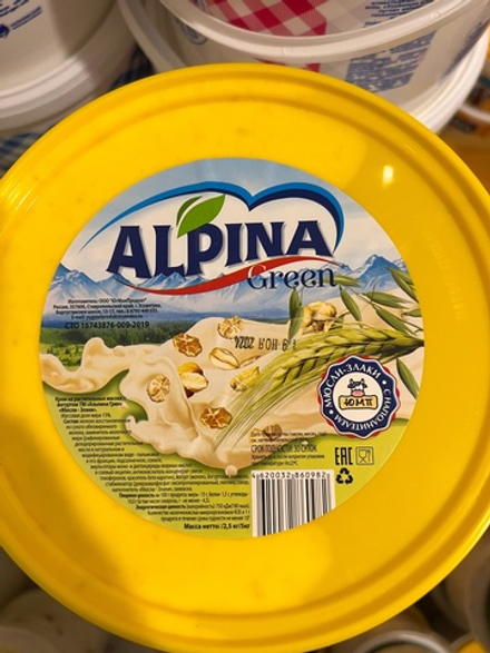 Йогурт Альпина 2.5кг Злаки