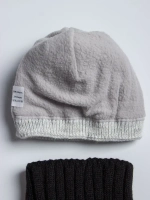 Шапка зимняя для девочки с помпоном и снуд