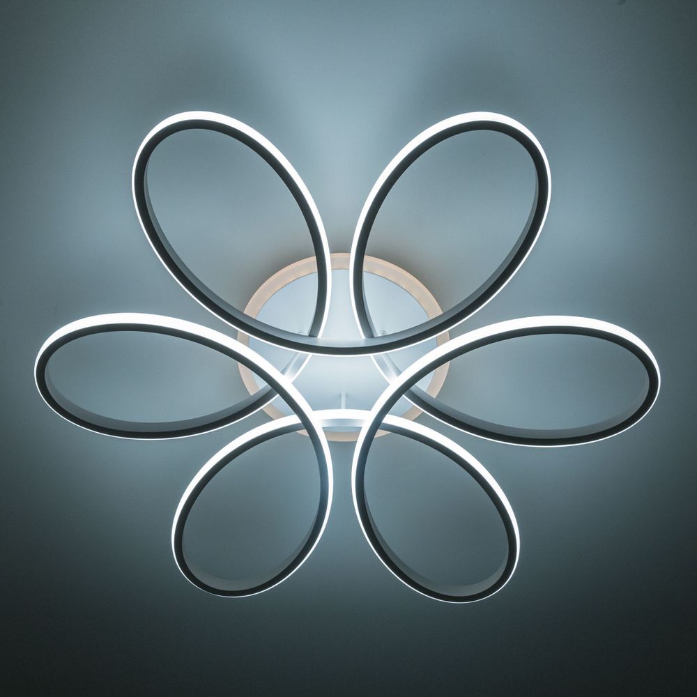 Citilux Сезар Смарт CL233A170E RGB Умная люстра Белая