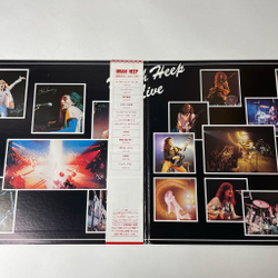 Винтажная виниловая пластинка LP Uriah Heep Live (Japan 1982) (Obi) July Morning
