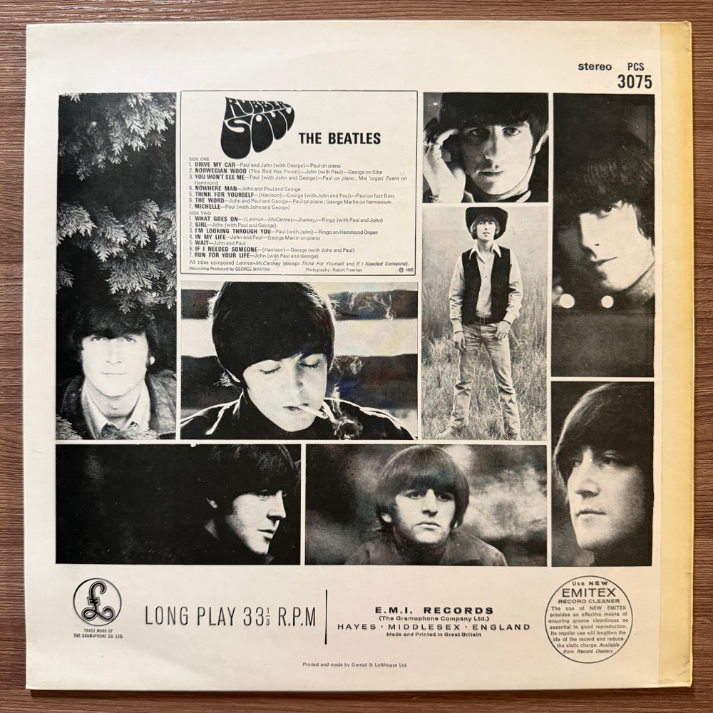 The Beatles – Rubber Soul (Франция)Т