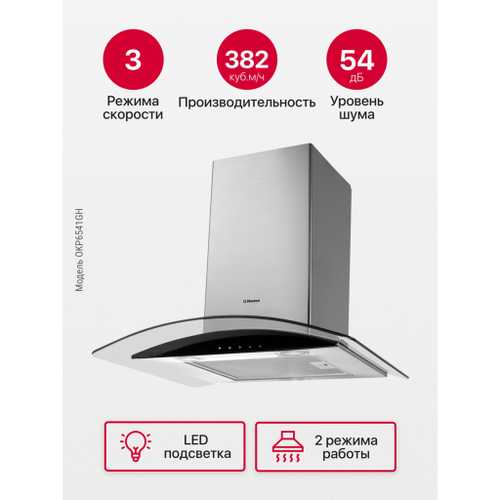 Каминная вытяжка Hansa OKP6541GH