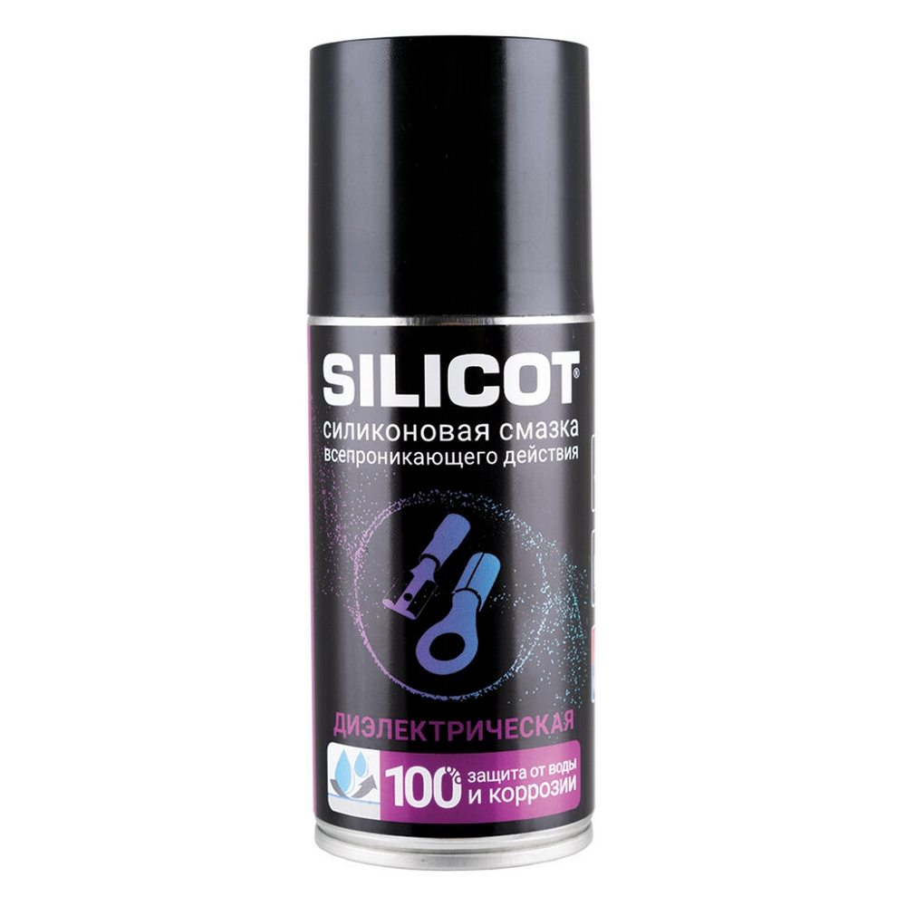 Уплотнительная смазка 150 мл Silicot Spray диэлектирическая, аэрозоль