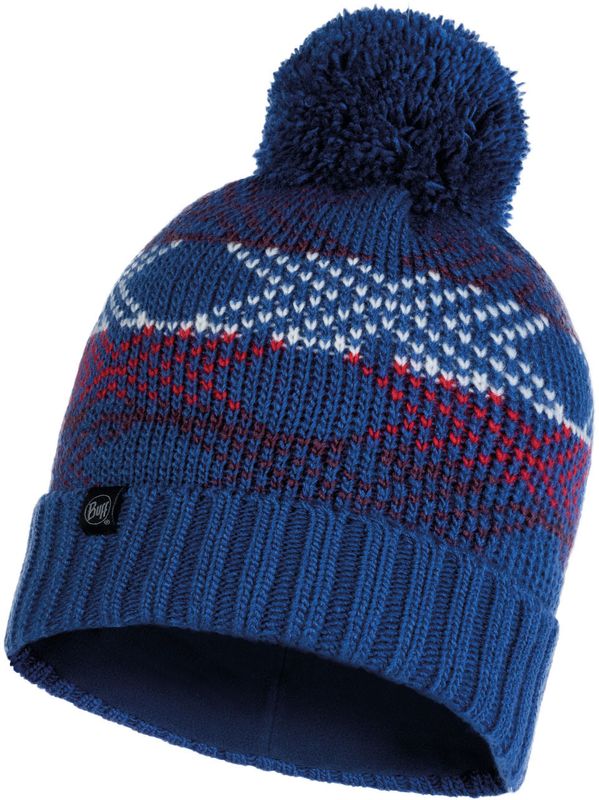 Шапка вязаная с флисом Buff Hat Knitted Polar Garid Blue Фото 1
