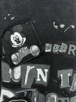 Футболка Xiyue 9236 удлиненная свободная с принтом