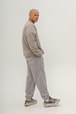 Толстовка KUL'TURA "FLEECE" Светло-серый