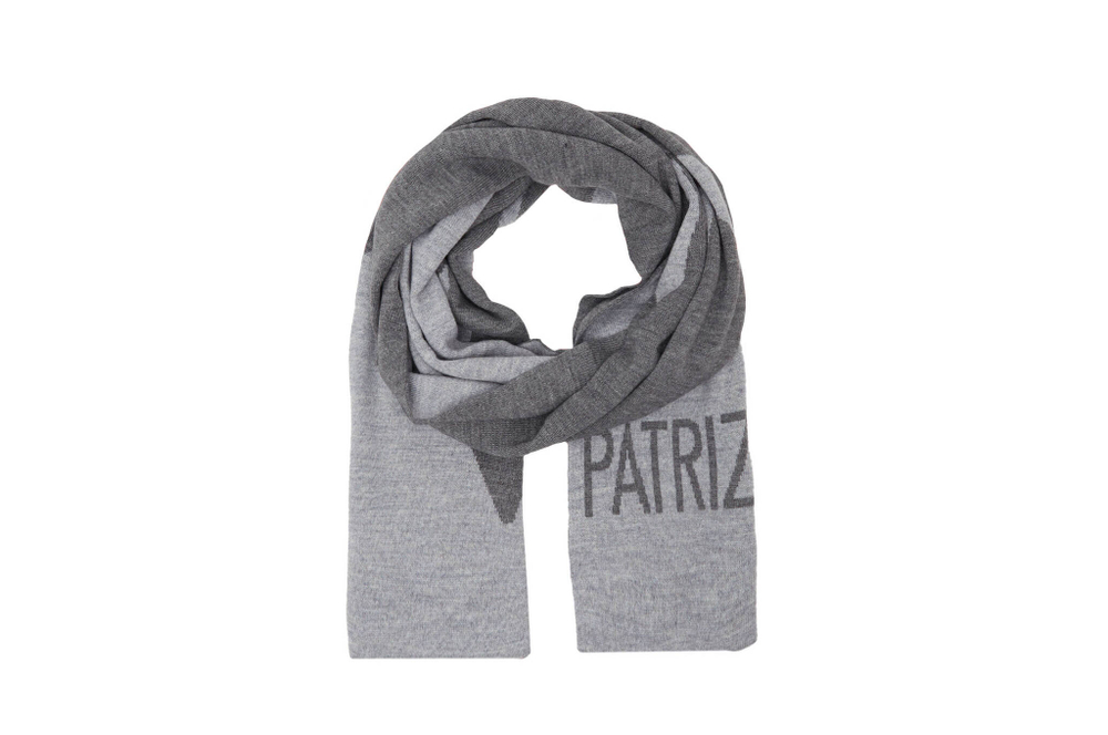 Хлопчатобумажная шаль Patrizia Pepe - серый(8F9239 A6B2)