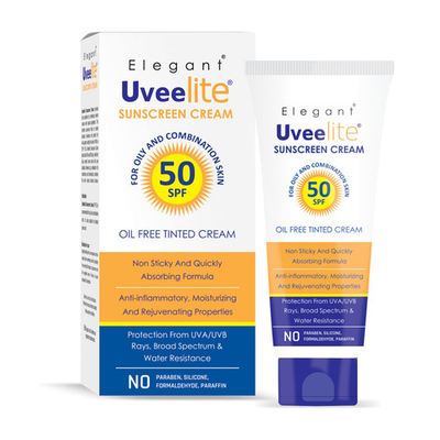 ЮВИЛАЙТ СПФ 50 майлы және аралас теріге арналған күннен қорғайтын реңкілік крем