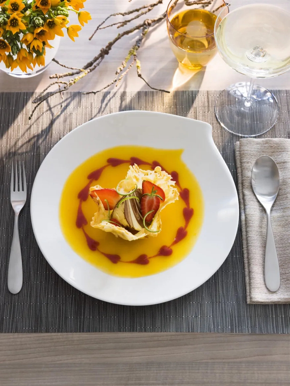 Villeroy & Boch Набор для завтрака Flow на 2 персоны 10-3420-2640 + 10-3420-9651 + 10-3420-3810