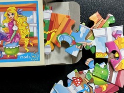 Пазл 24 детали ,"Любимые феи", Рыжий Кот, в комплекте 4 шт, арт.П24-9917, картонная основа, от 3 лет