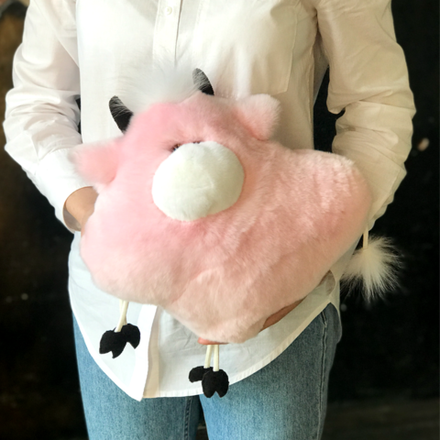 Подушка Бычок (розовая)