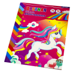 Бумага цветная Alingar, А4, офсетная, двухсторонняя, 10 листов, 10 цветов, на скрепке, "Ассорти"