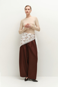 Брюки 0-образные из шерсти