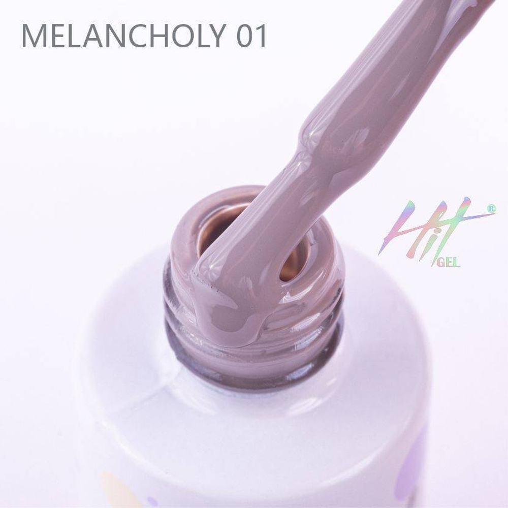 Гель-лак ТМ "HIT gel" Melancholy №01, 9 мл