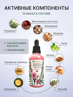 Сыворотка для волос с розмарином (100 мл)