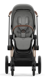 Коляска Cybex Priam IV Rosegold complete Cloud T Leaf Green Plus Base T 3 в 1 Mirage Grey