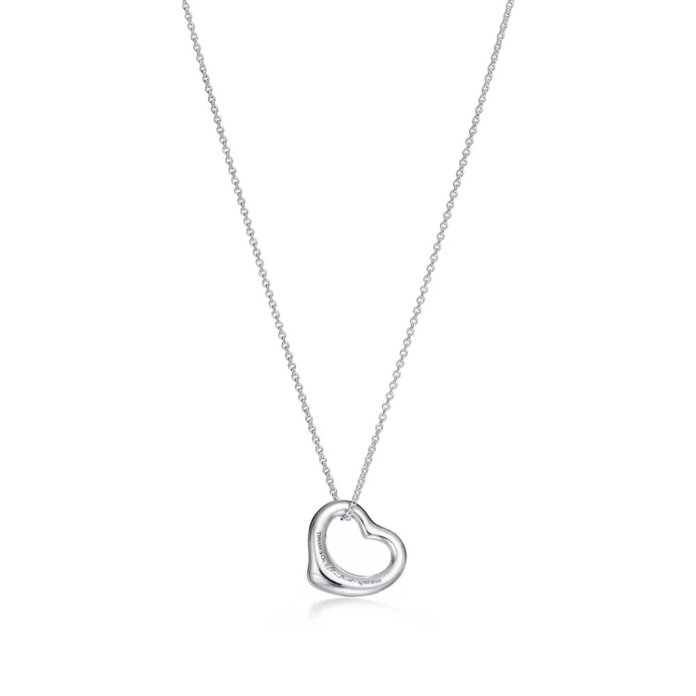 Подвеска из серебра 925, Tiffany 💠Open heart 16mm. В наличии