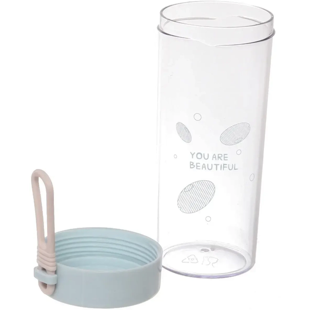 Бутылка питьевая пластиковая 420мл «Свежесть»