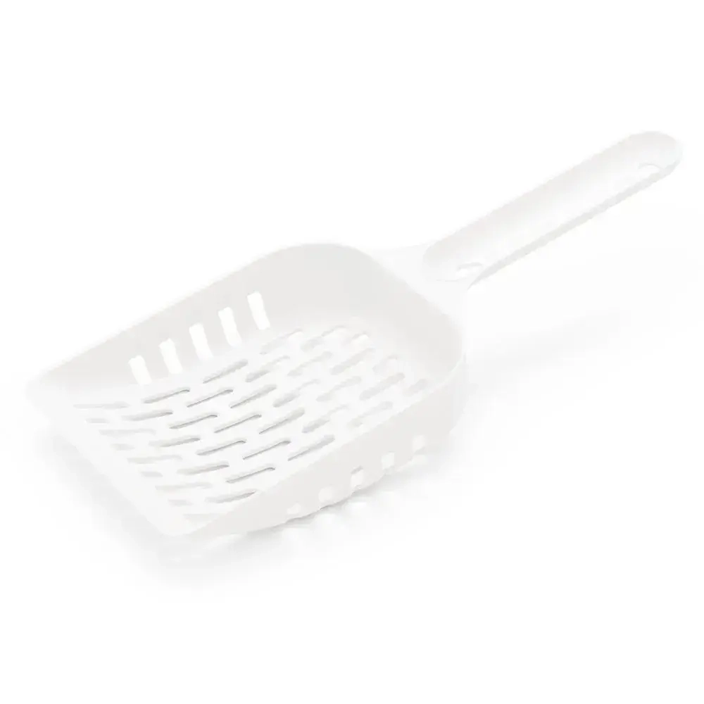 Совок для уборки кошачьего туалета Лекси (белый) (комплект 20 шт)