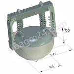 Пресс-форма для ветчины и мяса Пф-145К (145х65мм)