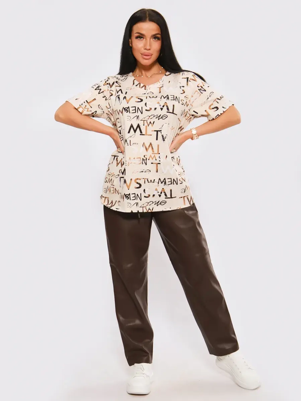 Футболка женская большие размеры