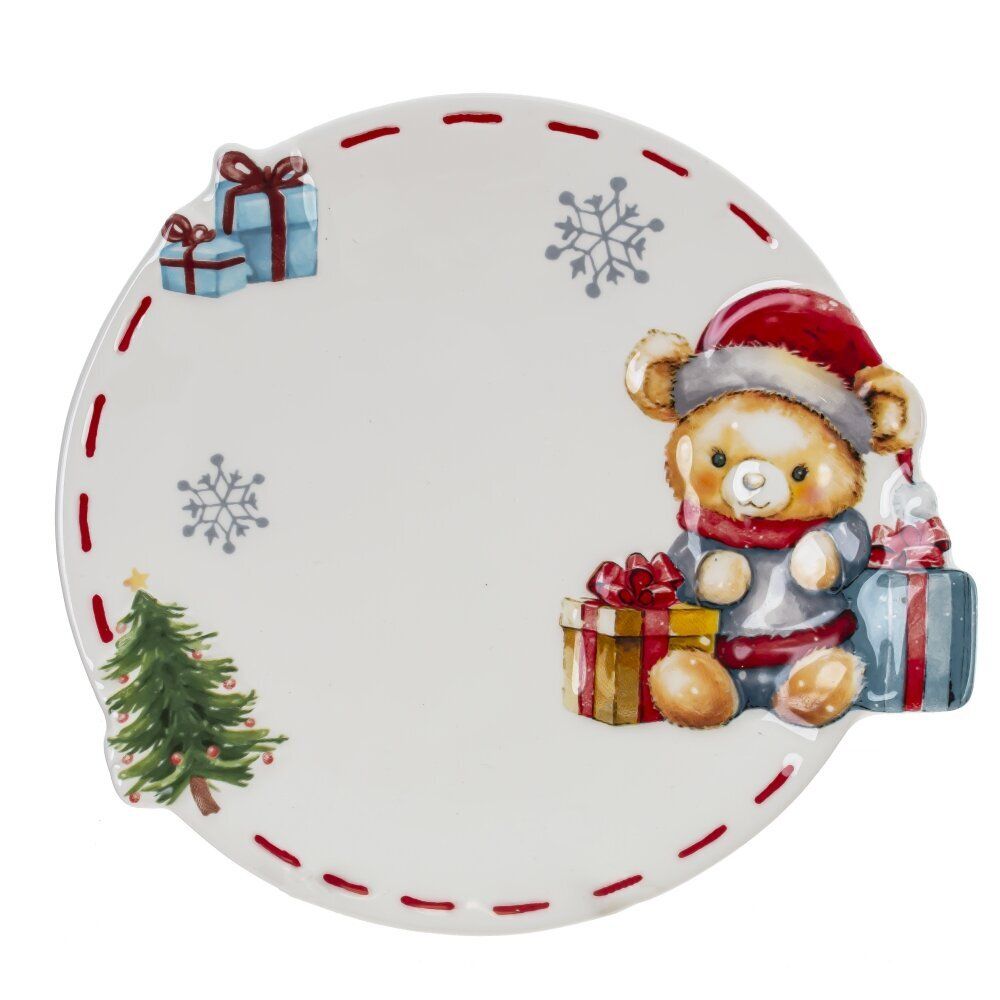 GAEM Тарелка "Веселый Новый год", L16 W15 H1,5 см