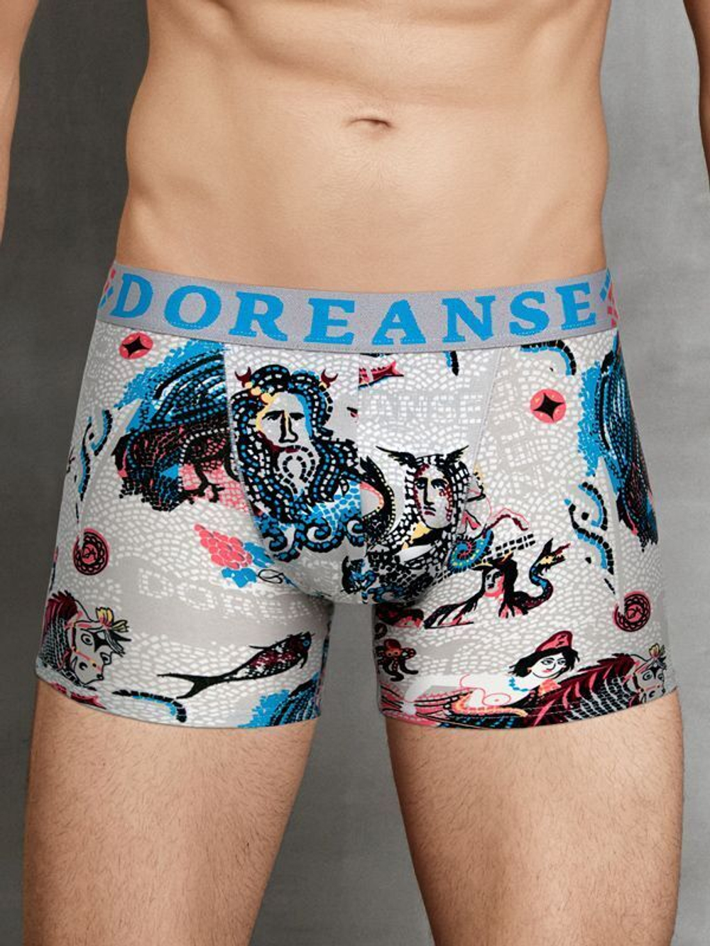 Мужские трусы-боксеры Doreanse Zeugma (Размер: M) (Цвет: серый)