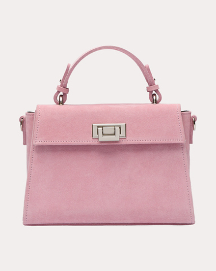 СУМКА "22" РОЗОВАЯ ЗАМША