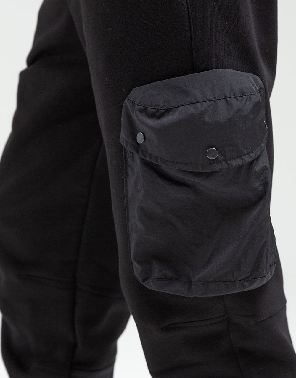 Купить Спортивные Штаны We Don’t Care Nylon Trim Cargo Sweatpants Black Спортивные Штаны We Don’t Care Nylon Trim Cargo Sweatpants Black