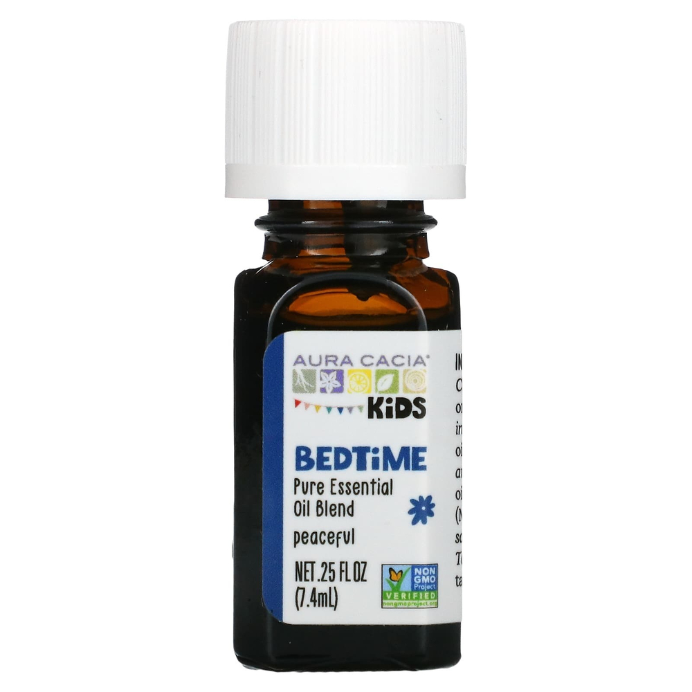 Aura Cacia, Kids, смесь чистых эфирных масел, перед сном, 7,4 мл (0,25 жидк. унц.)