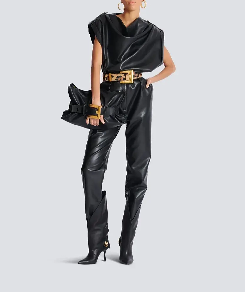 Сумка Anthem из телячьей кожи от Balmain
