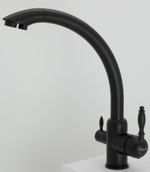 15083-C Смеситель  под. фильт (ЧЕРНЫЙ) HANSEN  (10/1шт)