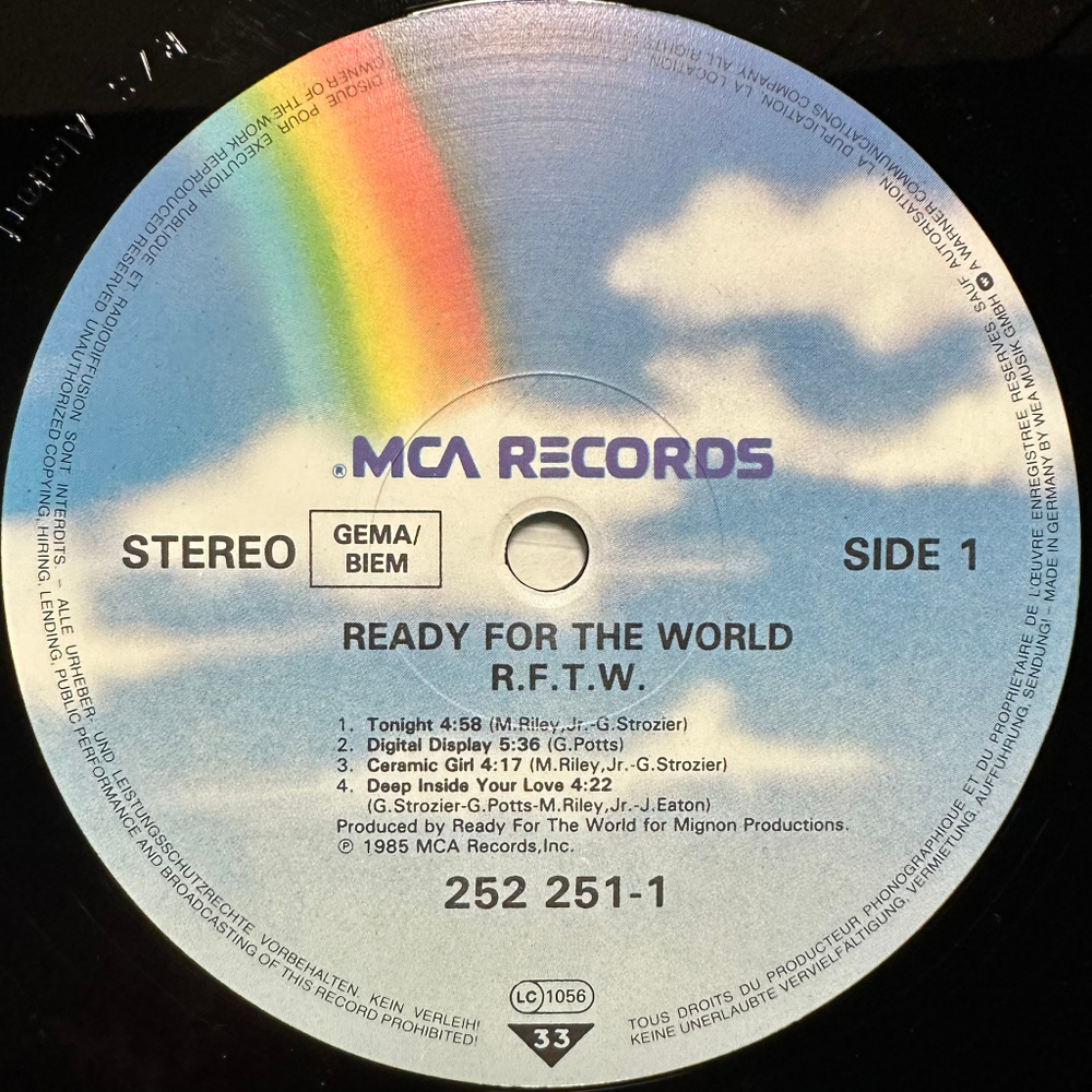 Ready For The World - Ready For The World (Германия 1985г.)