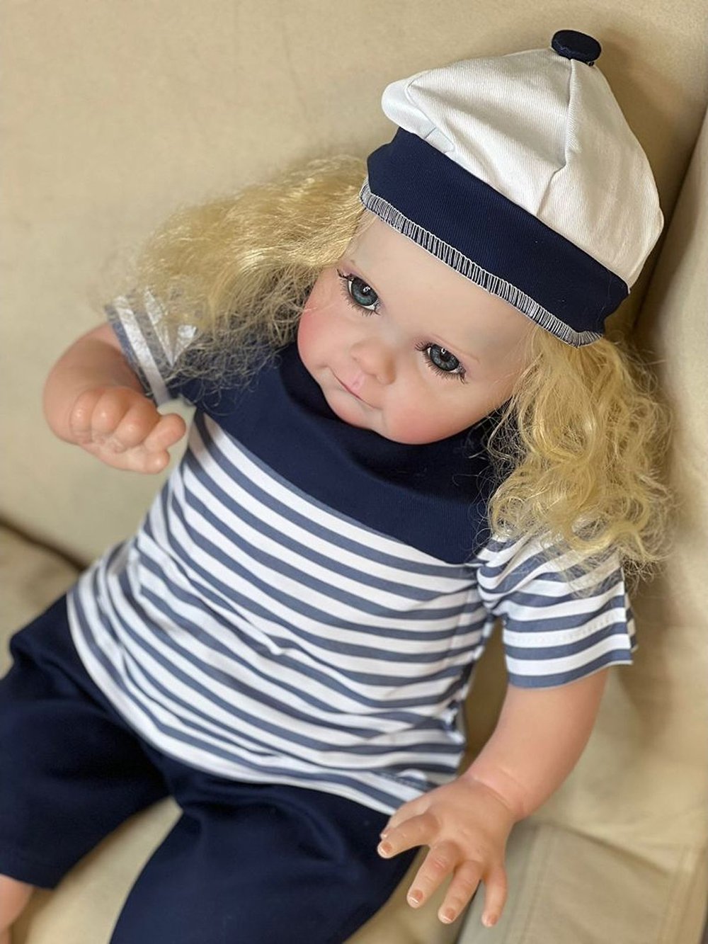 Кукла Реборн мягконабивная 60см в пакете (FA-419)