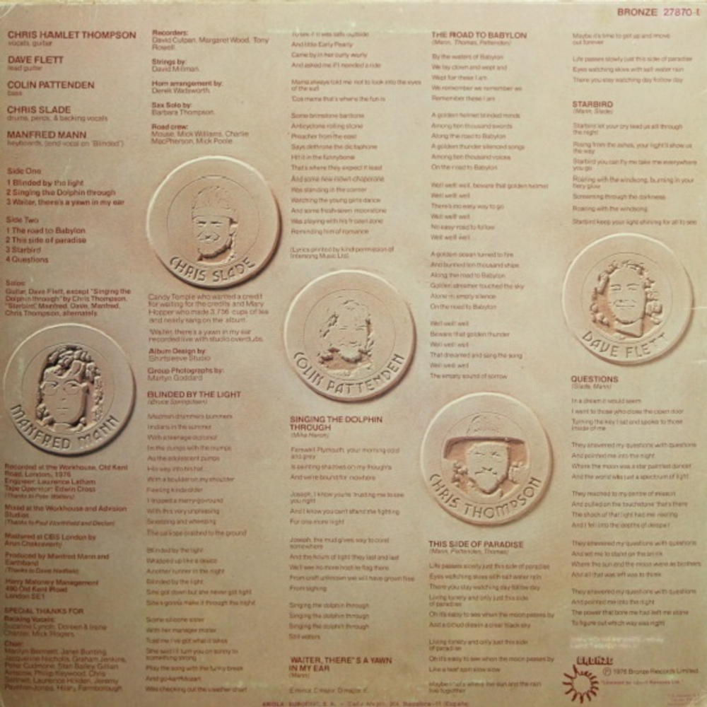 Manfred Mann's Earth Band / The Roaring Silence (LP)