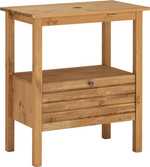 Тумба под раковину 1 ящик Миллиси из массива дуба и сосны