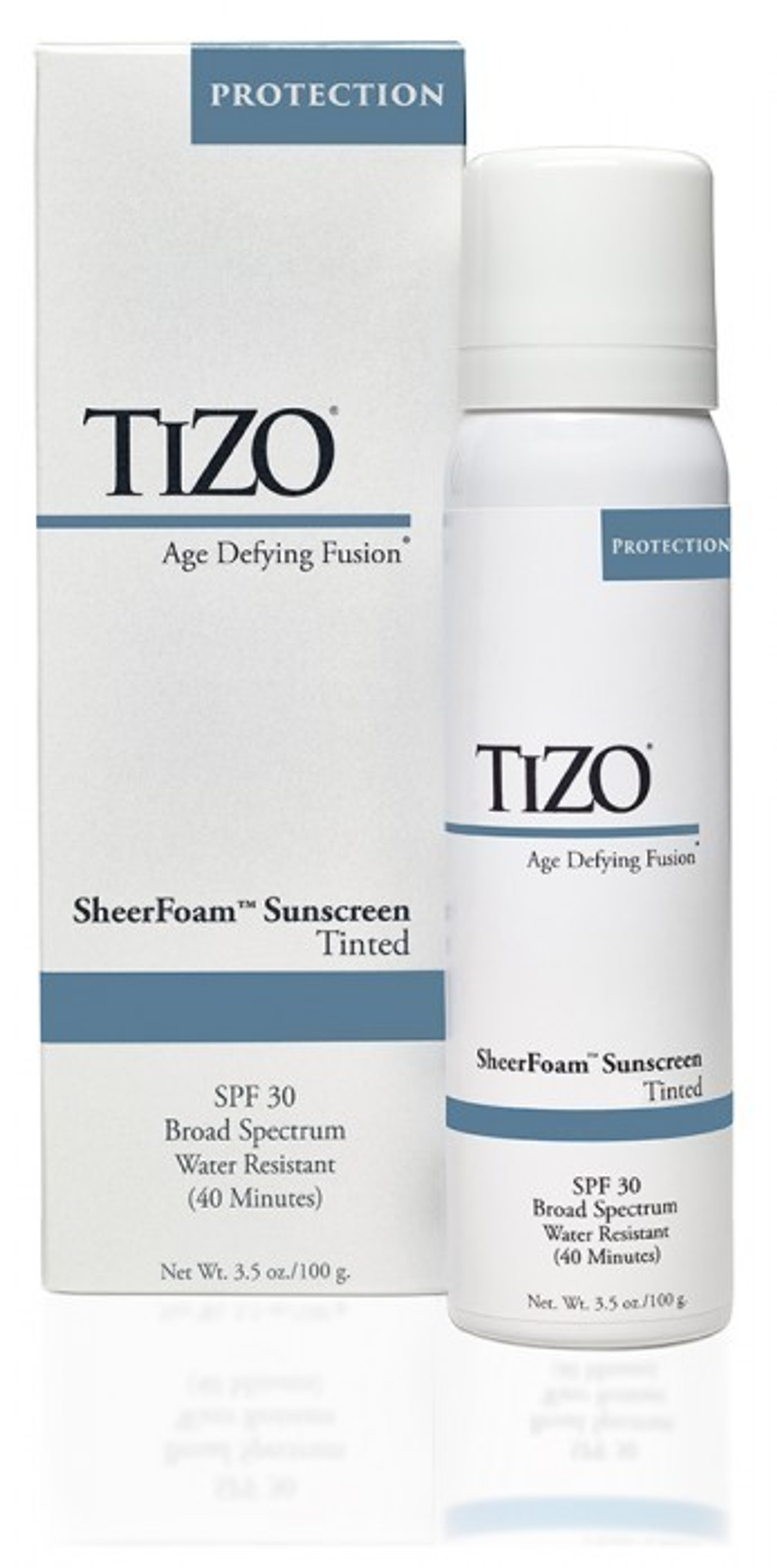 Спрей солнцезащитный для лица и тела с оттенком TiZO SheerFoam Sunscreen SPF 30 Tinted