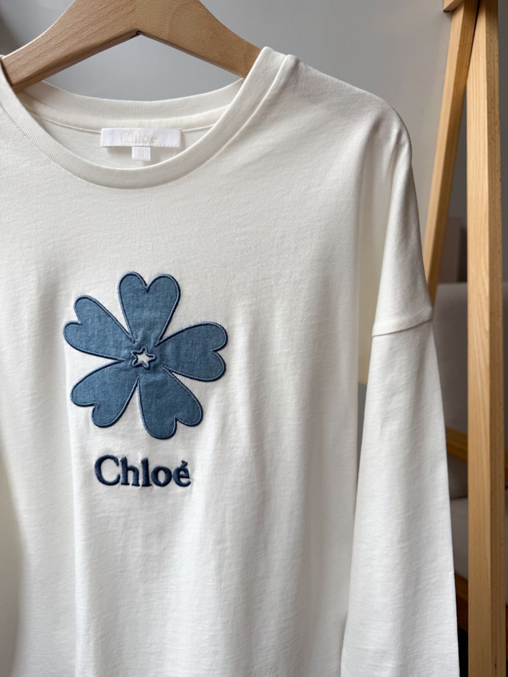 Хлопковый лонгслив Chloe, 128