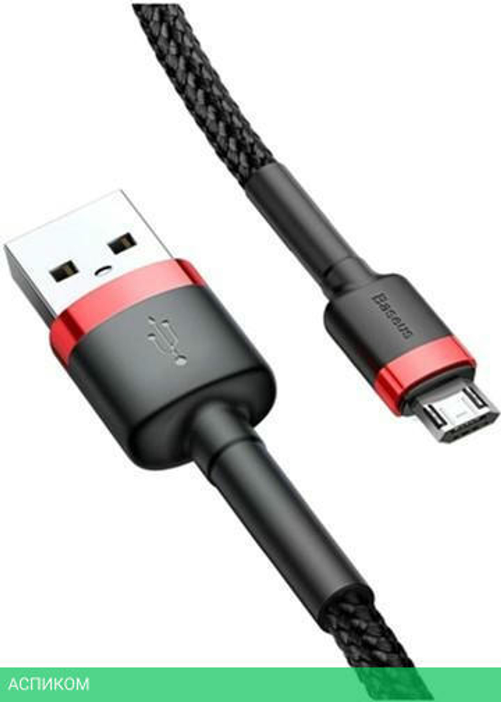Кабель Baseus Cafule 1m Red/Black (CAMKLF-B91)