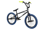 Велосипед 20'' STARK'24 Madness BMX 2 черно-матовый/серебристый/темно синий