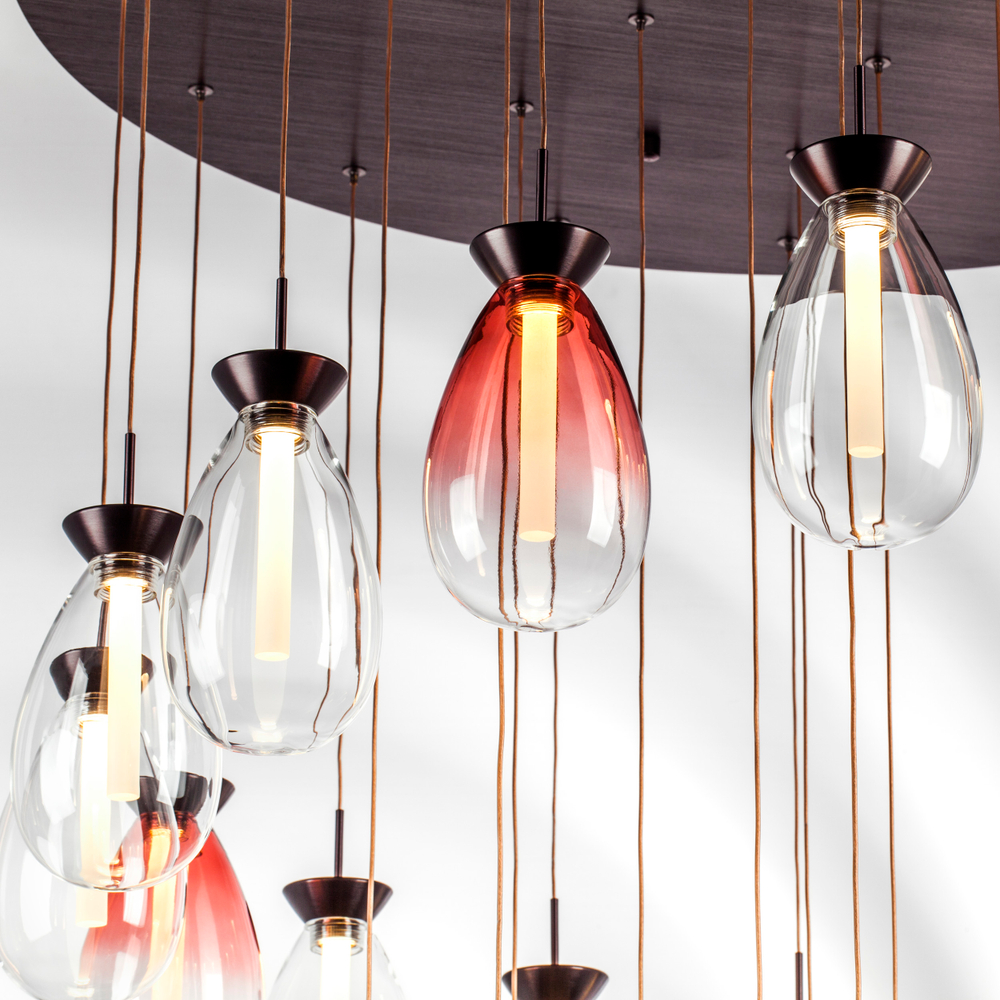 805289 Люстра COLORE LED 28х4W 5600LM КОФЕЙНЫЙ/МУЛЬТИКОЛОР 3000K