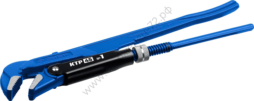 ЗУБР КТР-45, №1, 1″, 330 мм, Трубный ключ, Профессионал (27337-1)