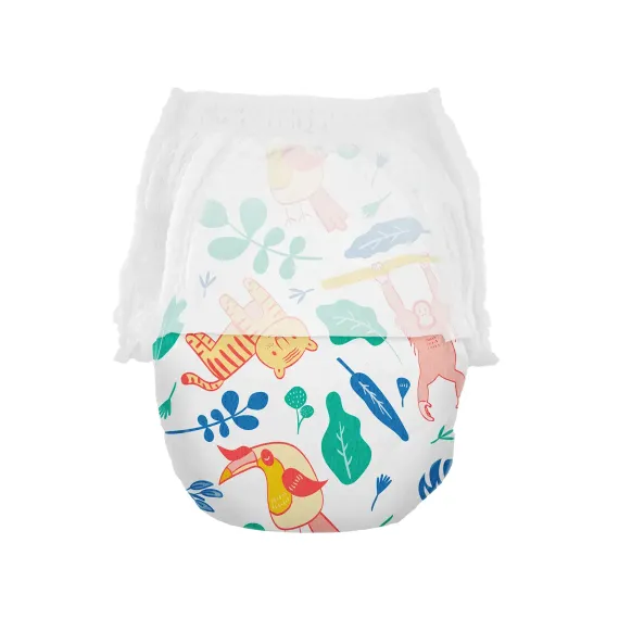 Трусики-подгузники Offspring XL 12-20 кг, 30 шт, джунгли