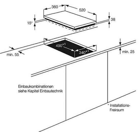 Электрическая варочная панель AEG HC 452020 EB