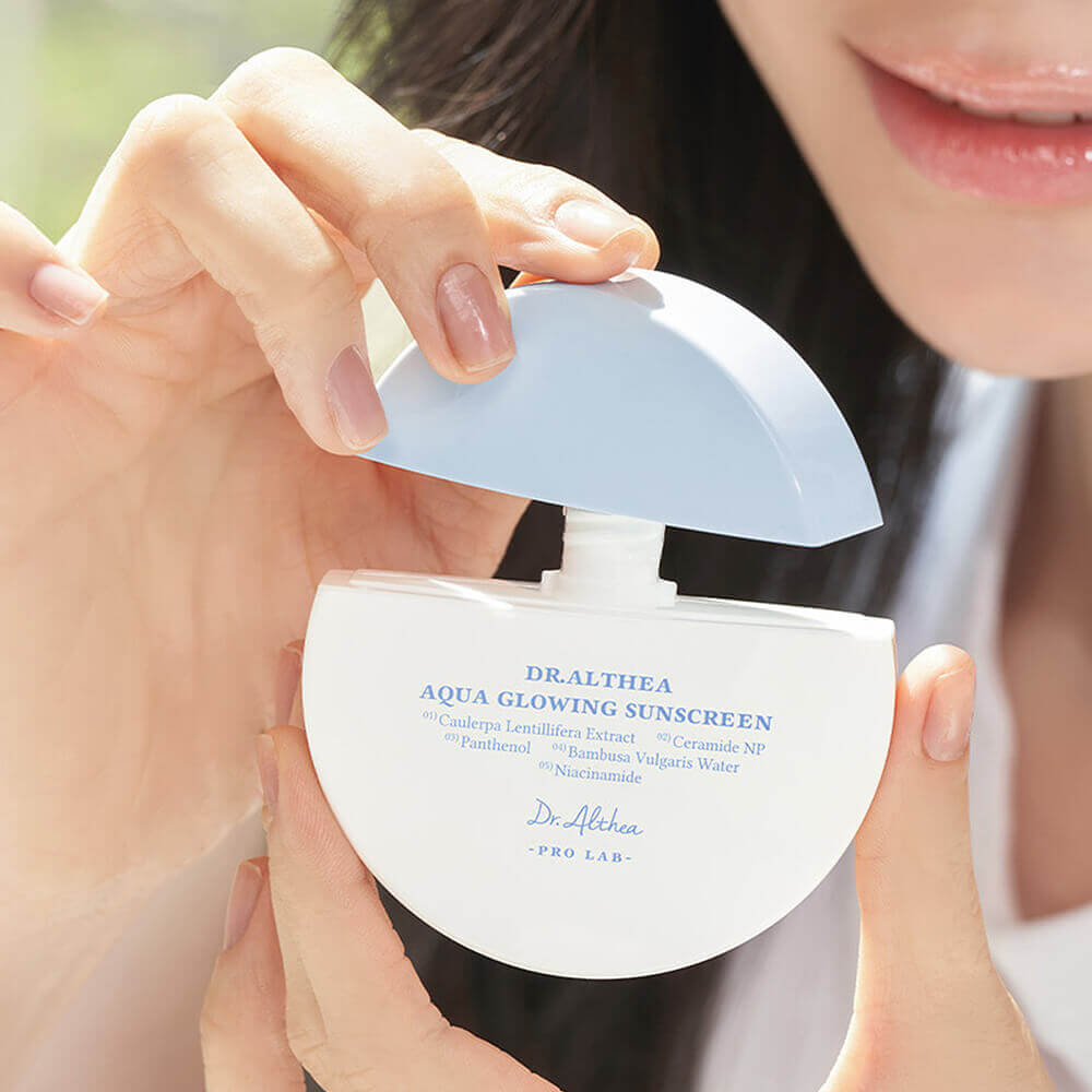 Dr. Althea Aqua Glowing Sunscreen SPF50+ PA++++ увлажняющий солнцезащитный крем