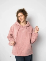 Толстовка плюшевая с капюшоном