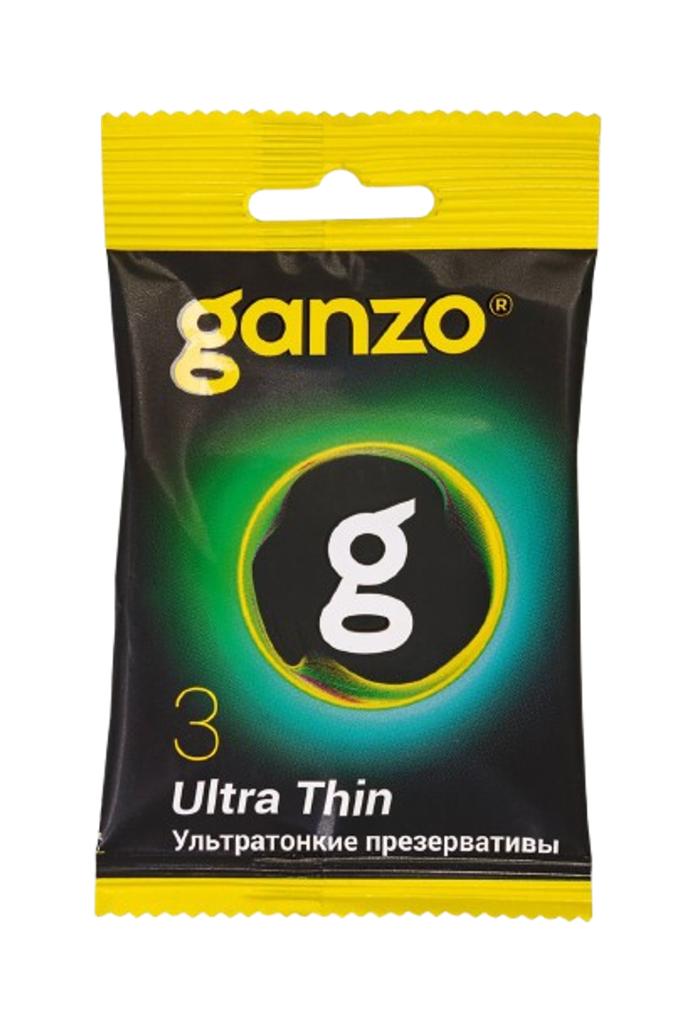 Ganzo Ultra Thin - ультратонкие презервативы, в пакете