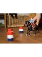 Набор Ковбойка и гонки на бочках Schleich 42576