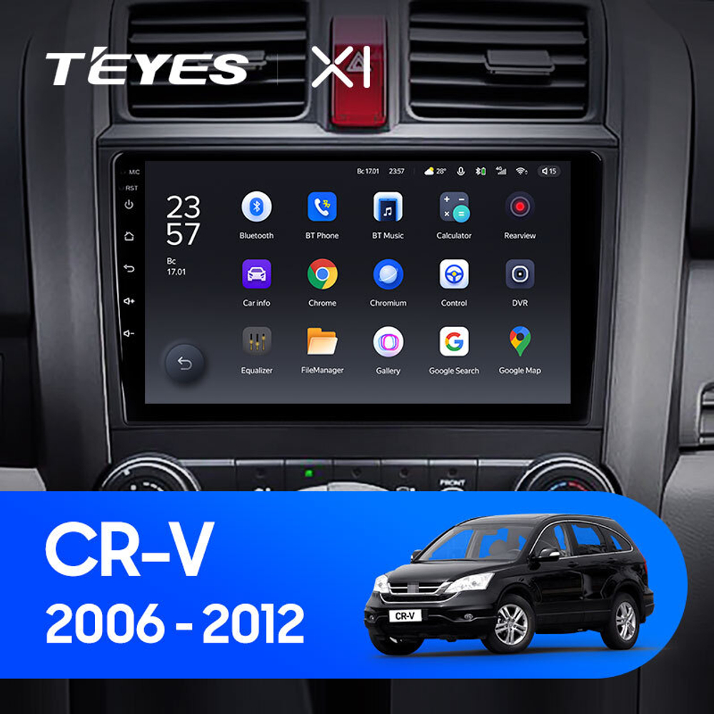Teyes X1 9" для Honda CR-V 2006-2012