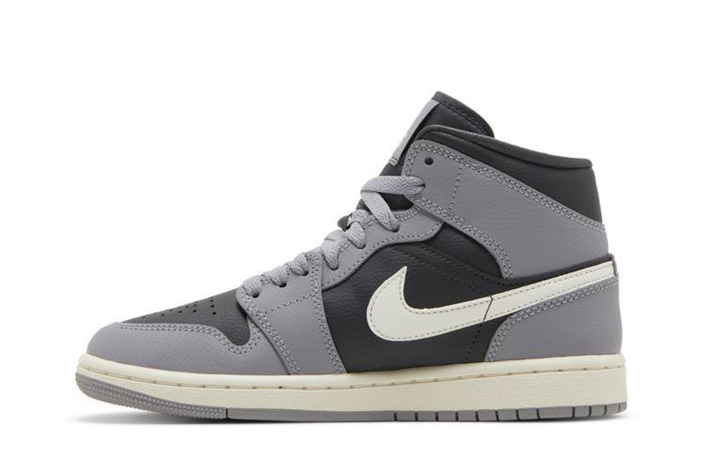 Кроссовки Jordan Air Jordan 1 Mid "Cement Grey" (Женская размерная сетка)
